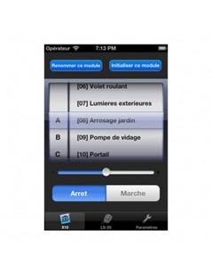 Application iPhone pour Pack alarme-domotique  LS30